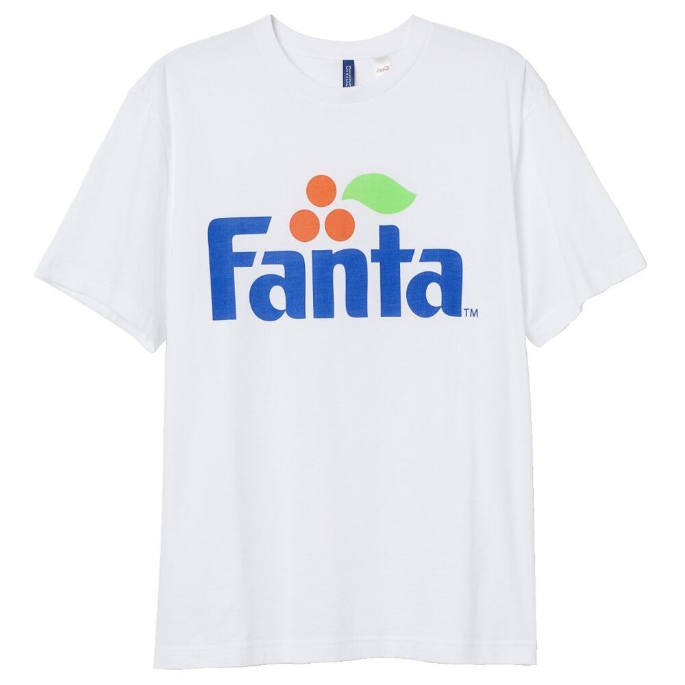 New! Fanta Orange Soda T-Shirt Coca-Cola Soft Drink Brand Logo